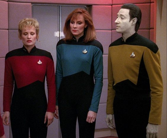 star trek generations uniforms