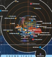 Known space map.