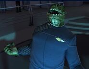 29th century Gorn Starfleet officer