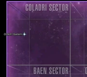 Map of the Coladri sector.