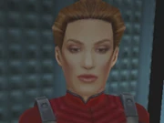 Crewman Telsia Murphy as a Hazard Team member in .