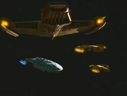 Nasari combat ships.