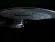 USS Enterprise-D adrift quantum filamet