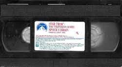 VHS label.