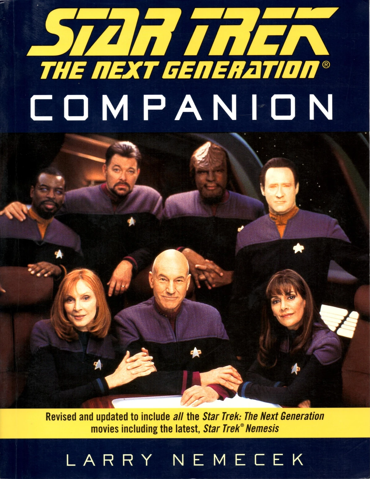 LIVRE DE POCHE Star Trek The Next Generation Companion par Larry Nemecek 1995 TNG EUR 9,31