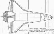 Space shuttle, 1980-1992.