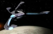 A Xindi scout ship in .