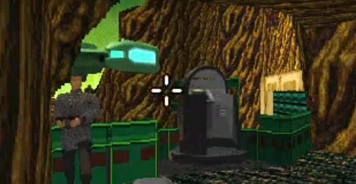 Romulan disruptor artillery emplacement