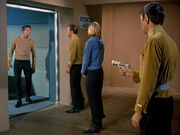 Mitchell held in a cell on Delta Vega