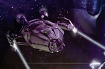 Hirogen warship Demons of Air and Darkness