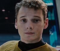 En Chekov a Star Trek XI: El futur comença.