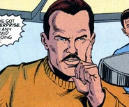 Christopher Pike with a moustache in 2254.