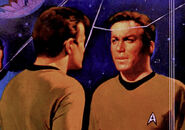 Kirk and his duplicate.