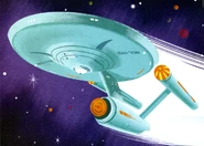 The USS Enterprise.