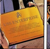Enterprise A dedication plaque DC Comics