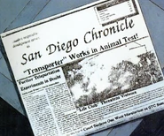 San Diego Chronicle newspaper.