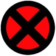 X-Men emblem insignia.