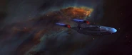 Enterprise-E patrolling.jpg (69 KB) The Enterprise-E patrolling the Romulan Neutral Zone.