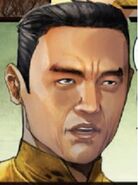 Hikaru Sulu, from a Kelvin timeline in the mirror universe created by Nero.