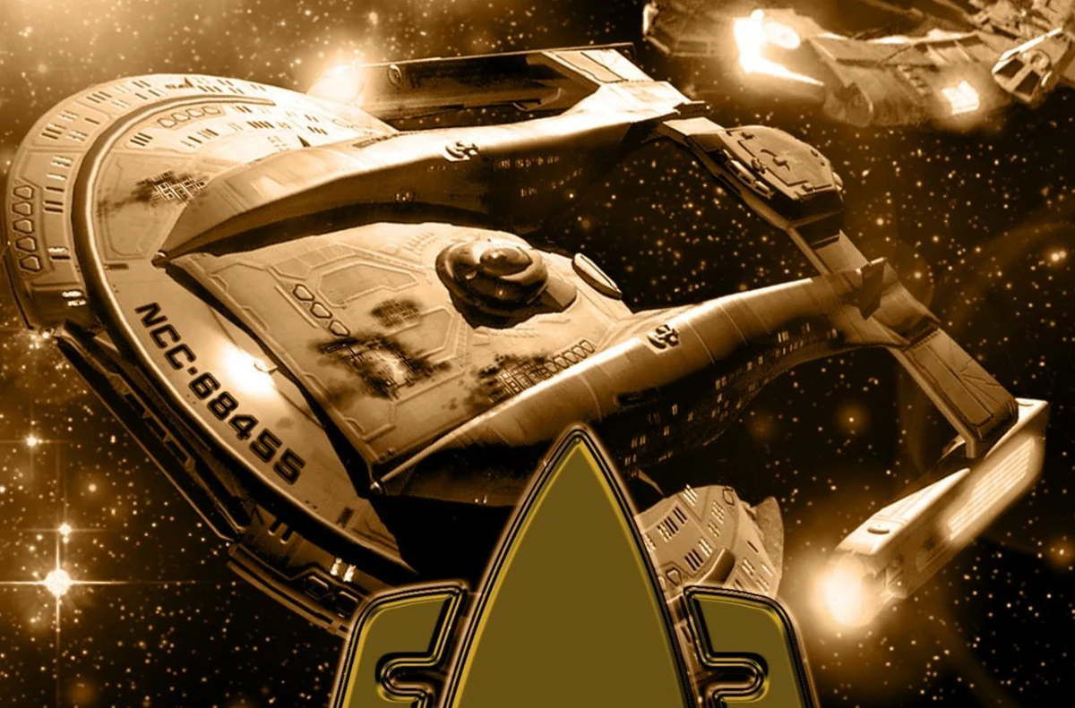 STAR TREKスカジャン XLサイズ STAR TREKスカジャン XLサイズ Vintage 90's Star Trek Voyager