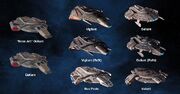 Legendary pilot warship classes