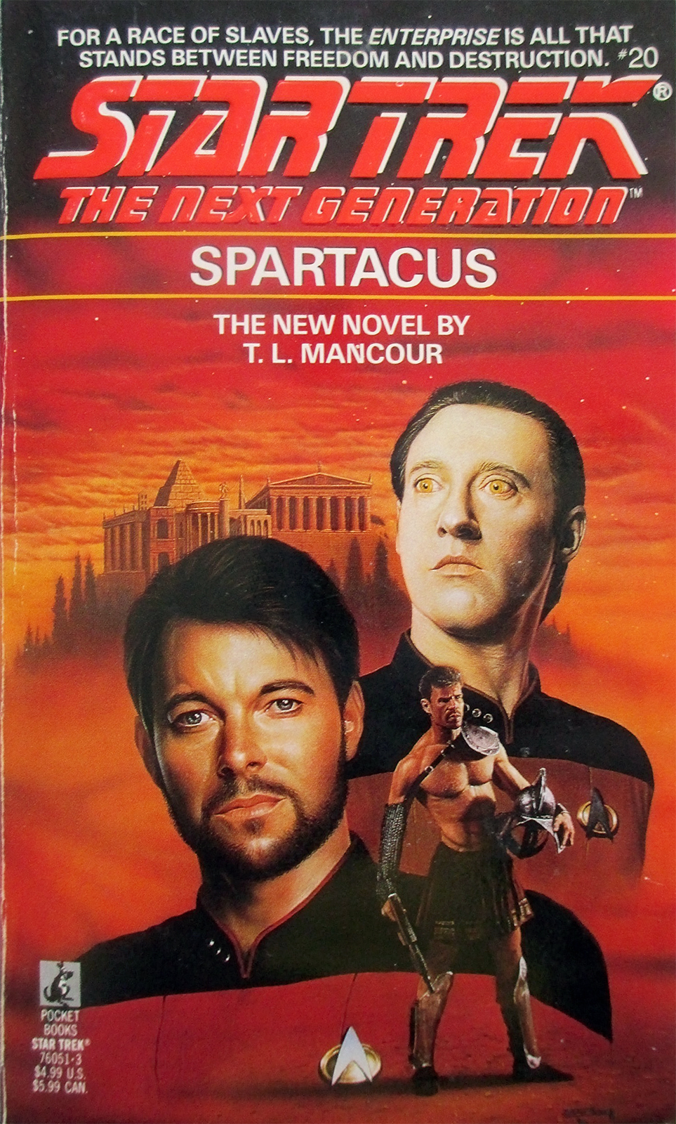 Spartacus novel Memory Beta non canon Star Trek Wiki Fandom