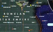 Romulan space starchart