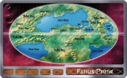 Map of Farius showing the Jetoro Ocean.