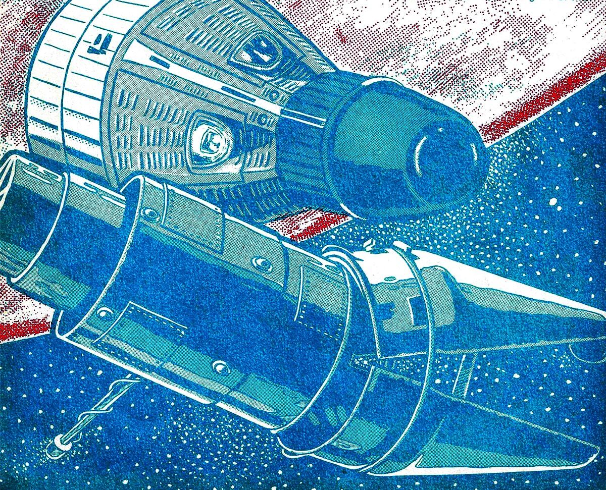 gemini spacecraft art