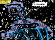 Unnamed K't'inga class starship.