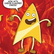 Badgey on the food menu.