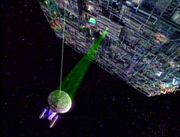 Borg cutting beam, activating