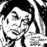 Lesions on McCoy, a symptom of the virus.