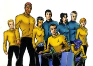 From the cover: The Early Voyages crew.