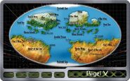 Map layout of Rigel V.