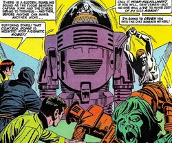 Niklon's metallic monstrosity.