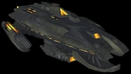 Balaur-class Dreadnought, the most powerful ship of the Gorn Space Command in the early 25th century.