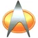 Starfleet badge.