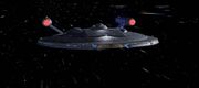 Columbia NX-02 at warp