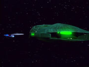 Enterprise-D and Warbird