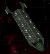 Romulan mining freighter.