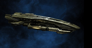 Varanus-class Cruiser, the primary capital ship of the Gorn Space Command in the late 24th century.