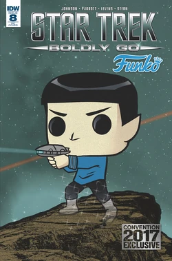 Funko Convention Variant Cover by Derek Charm.