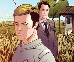 Q and Willard Decker in the Q Continuum.