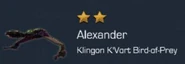 Alexander's bird-of-prey.