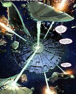The Borg is attacking a Romulan armada - Star Trek - Boldly Go 003