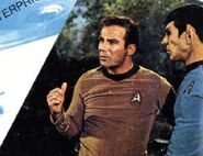 Kirk and Spock.