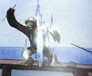 Harry being transported.