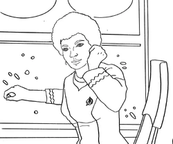 Lt. Cmdr. Nyota Uhura.