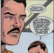 Christopher Pike with a moustache in 2254.